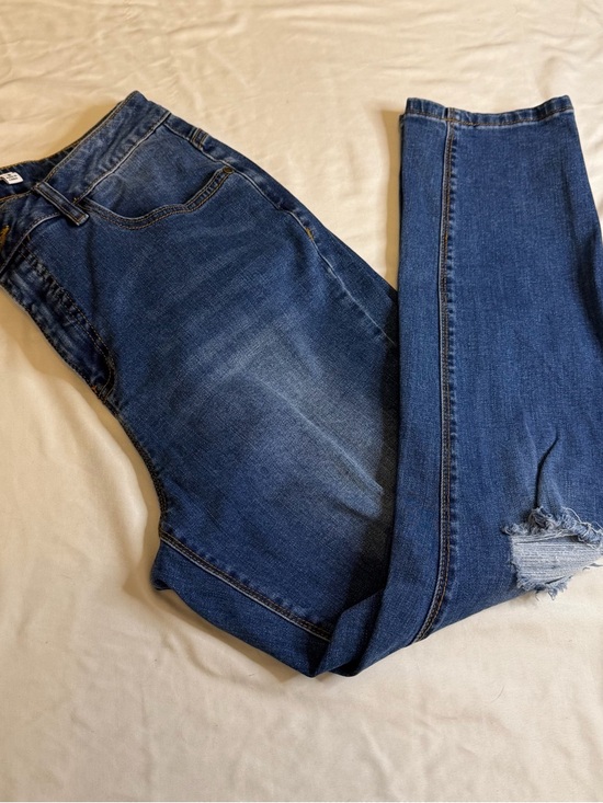 Gibson Latimer Denim - Gibson Latimer Distressed Skinny Jeans Women’s Size 8 Medium Wash Stretch Denim